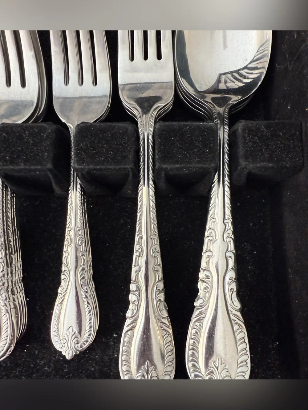 Bowring silver plated cutlery set